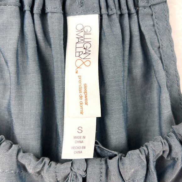 Gilligan & OMalley Womens Gray Halter Neck Top Size S Tassel Sleeveless Comfy - Picture 7 of 10